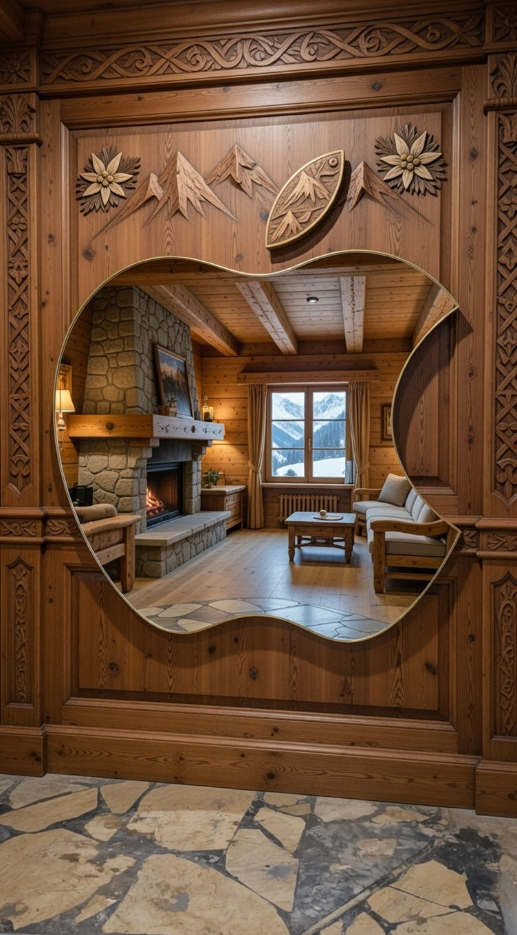 Apple Style Wall Mirror