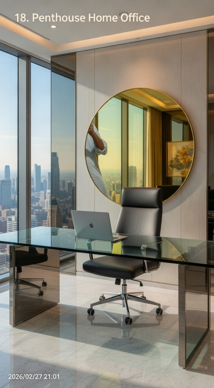 Epitome Round Style Wall Mirror